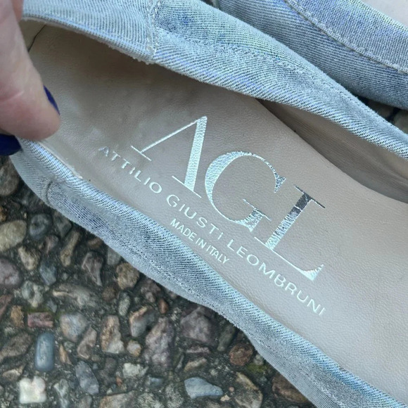 AGL Atillo Giusti Leombruni Monika Ballet Shoes Opalescent Size 37 US 7 - Picture 2 of 11